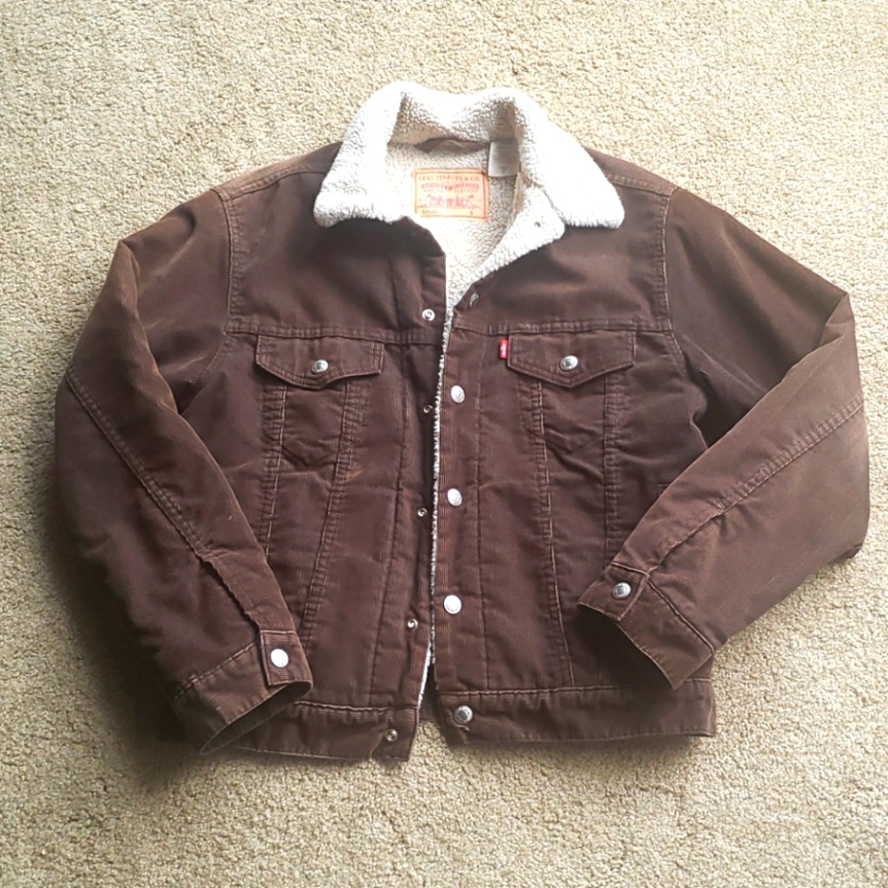 Levi's Corduroy Sherpa Trucker Jacket